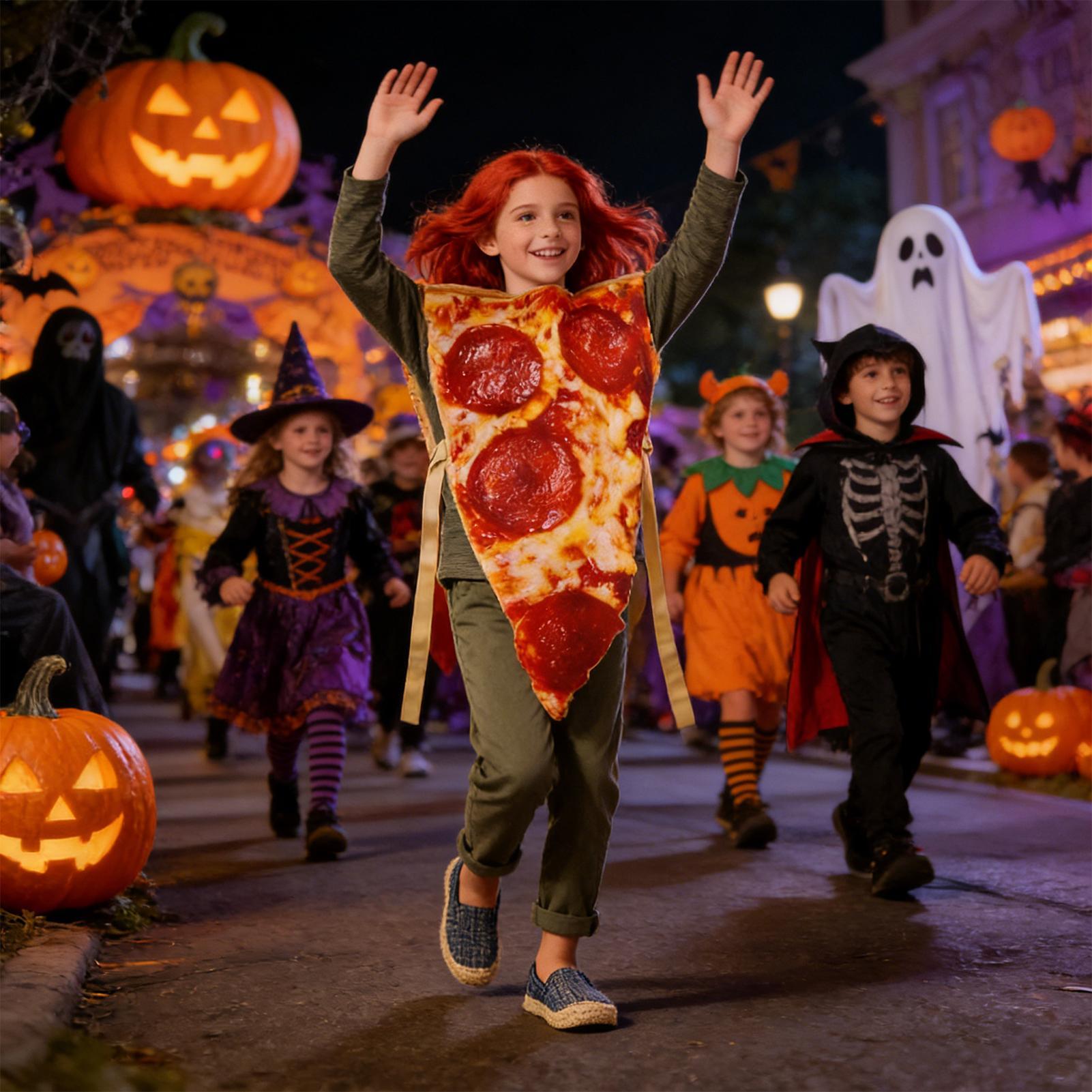 Pizza-Halloween-Kostüm Realist – Anime Cosplay Couple Bewertung und Preis