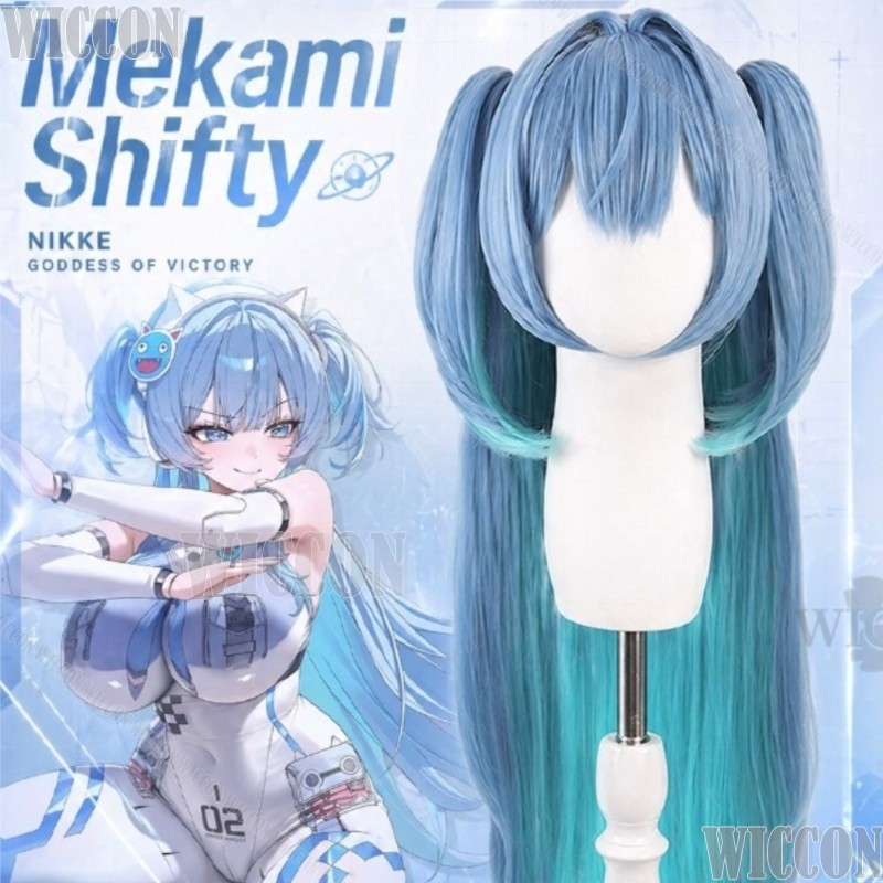 GODDESSS Game VICTORYSS Cospla – Anime Cosplay Blue Hair Bewertung und Preis