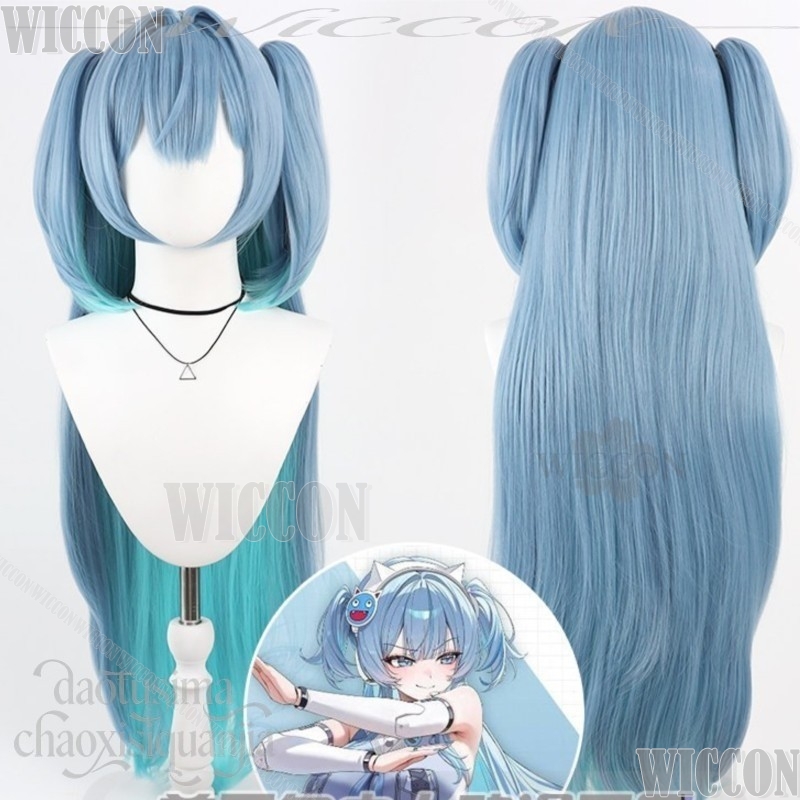 GODDESSS Game VICTORYSS Cospla – Anime Cosplay Blue Hair Bewertung und Preis
