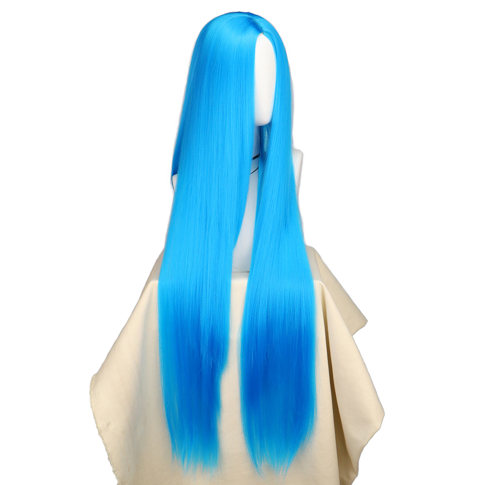 QQXCAIW Cosplay 100 cm Lange B – Anime Cosplay Blue Hair Bewertung und Preis